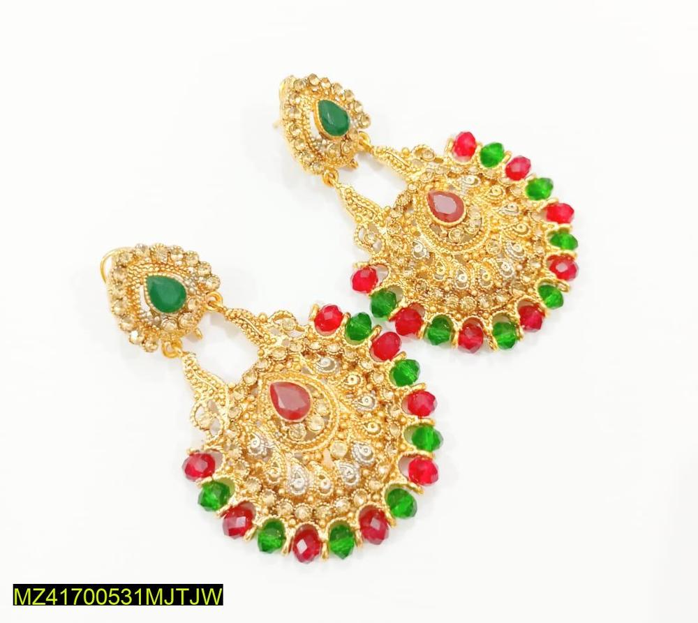Traditional Gold Plated Earrings