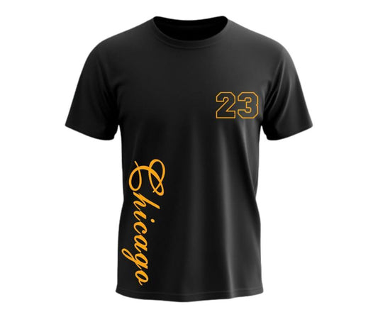 Men's Cotton Graphic Sublimation Round Neck T-Shirt -