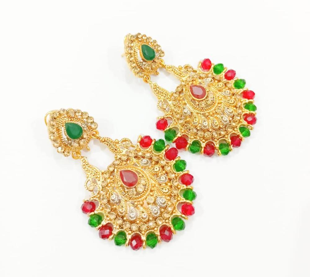 Traditional Gold Plated Earrings