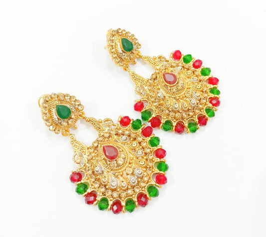 Traditional Gold Plated Earrings